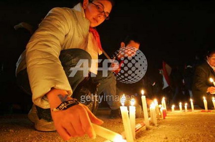 Candle light vigil